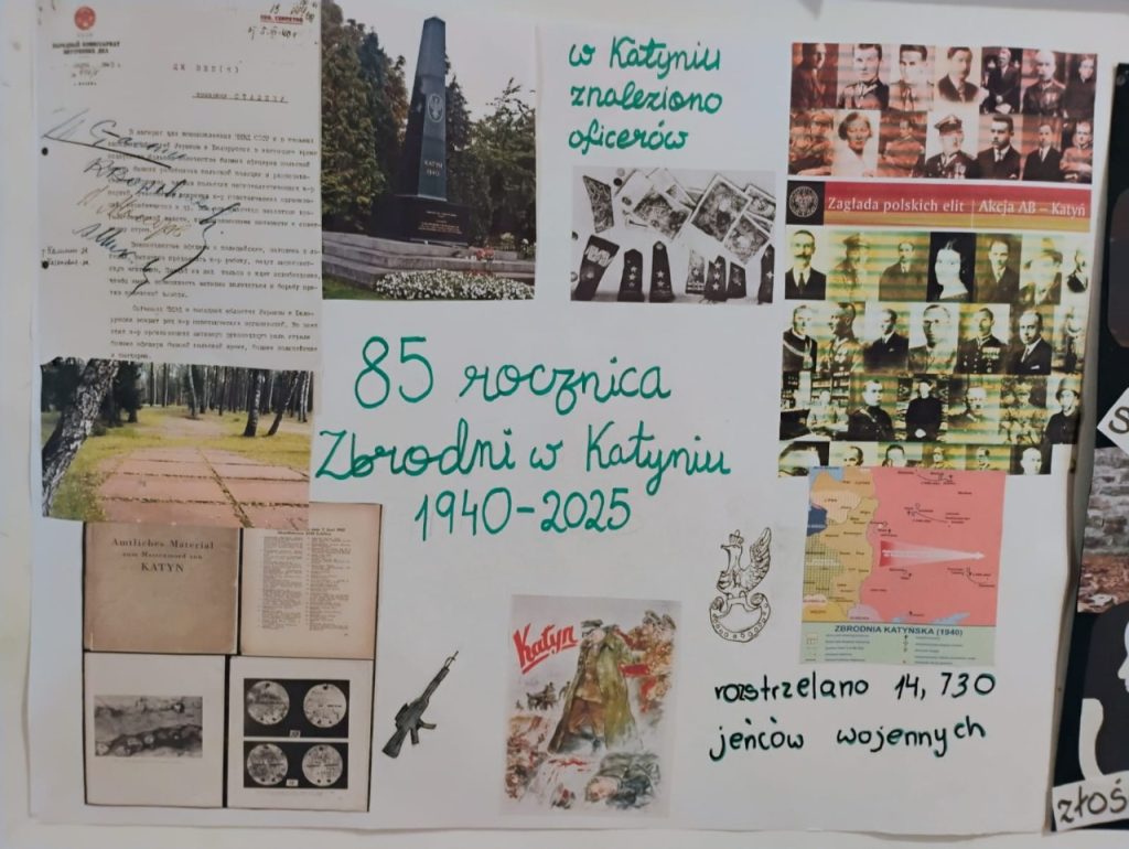 Obchody 85 rocznicy zbrodni w Katyniu w Szkole Polskiej w Meksyku.